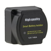 Eummy Dual Battery Isolator Kit 12V 140A IP65 Waterproof Split Charge Relay Automatic Car Battery Relay with Surge Protection Car Accessories for Truck SUV ATV UTV Boat