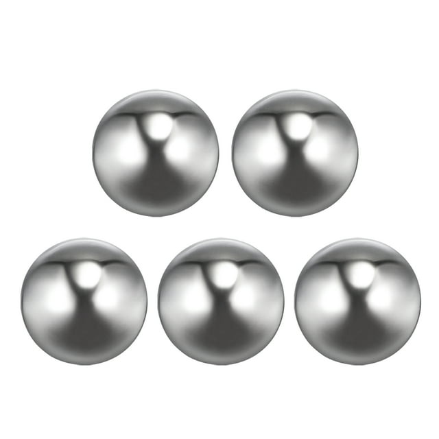 Unique Bargains 25mm 201 Billes de Roulement en Acier Inoxydable G1000 Précision 5 Pack