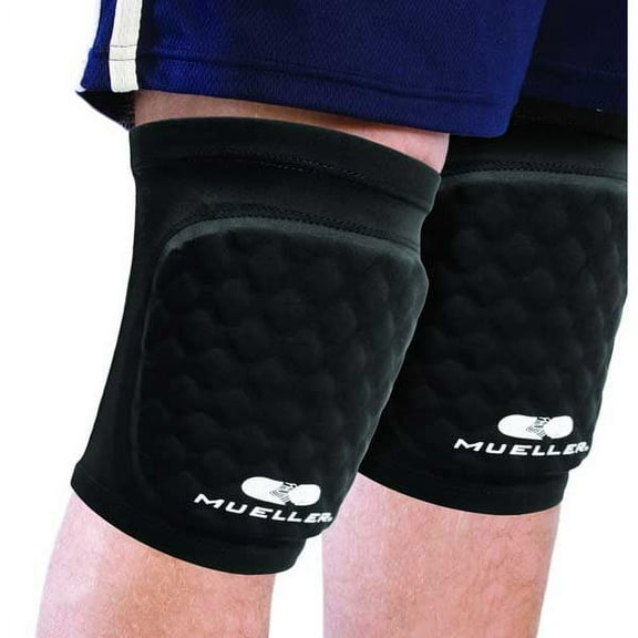 Mueller Diamond Pad Elbow Knee Shin Support-Small-Black