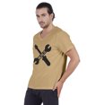 thumbnail image 4 of Inkmeso Mens Tshirt Letter Printed Craftsmen Wrench Tee Shirt Mr.Fix.It. Tshirt For Daddy Jersey Shirt, 4 of 7
