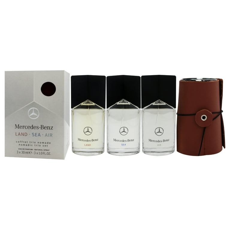 Mercedes-Benz 香水セット (ユニセックス) Mercedes-Benz Land Sea Air Cologne for Men Gift Set, 3 Pc