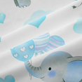 thumbnail image 5 of Erosebridal Baby Elephant Blackout Curtains for Girls, Blue Balloons Window Curtains Pack of 2 (38x45 Each), 5 of 6