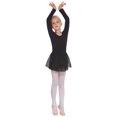thumbnail image 3 of Arshiner Kids Girls Classic Long Sleeve Leotard Dance Ballet Dress, 3 of 7