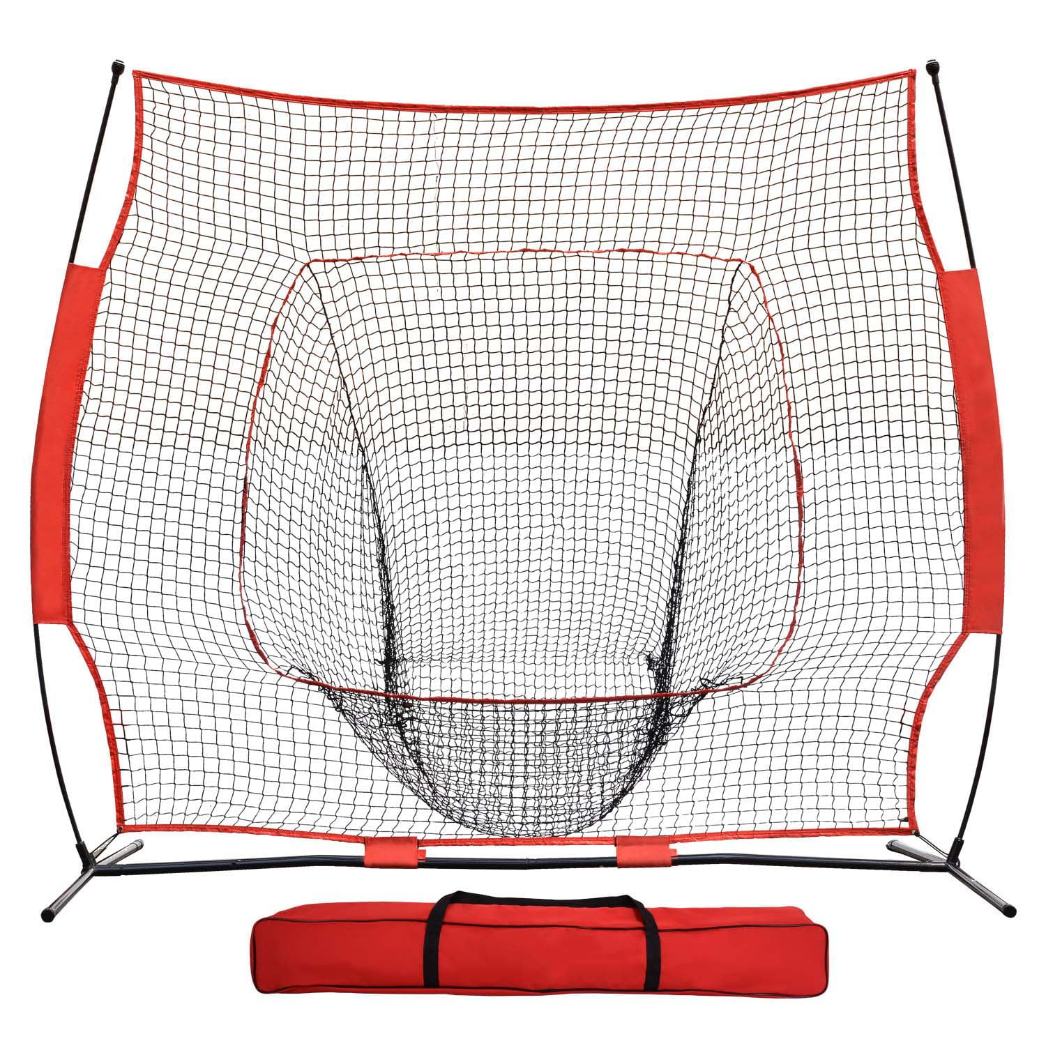 Ktaxon 7'x7' Baseball and Softball Practice Net, withCarry Bag, for