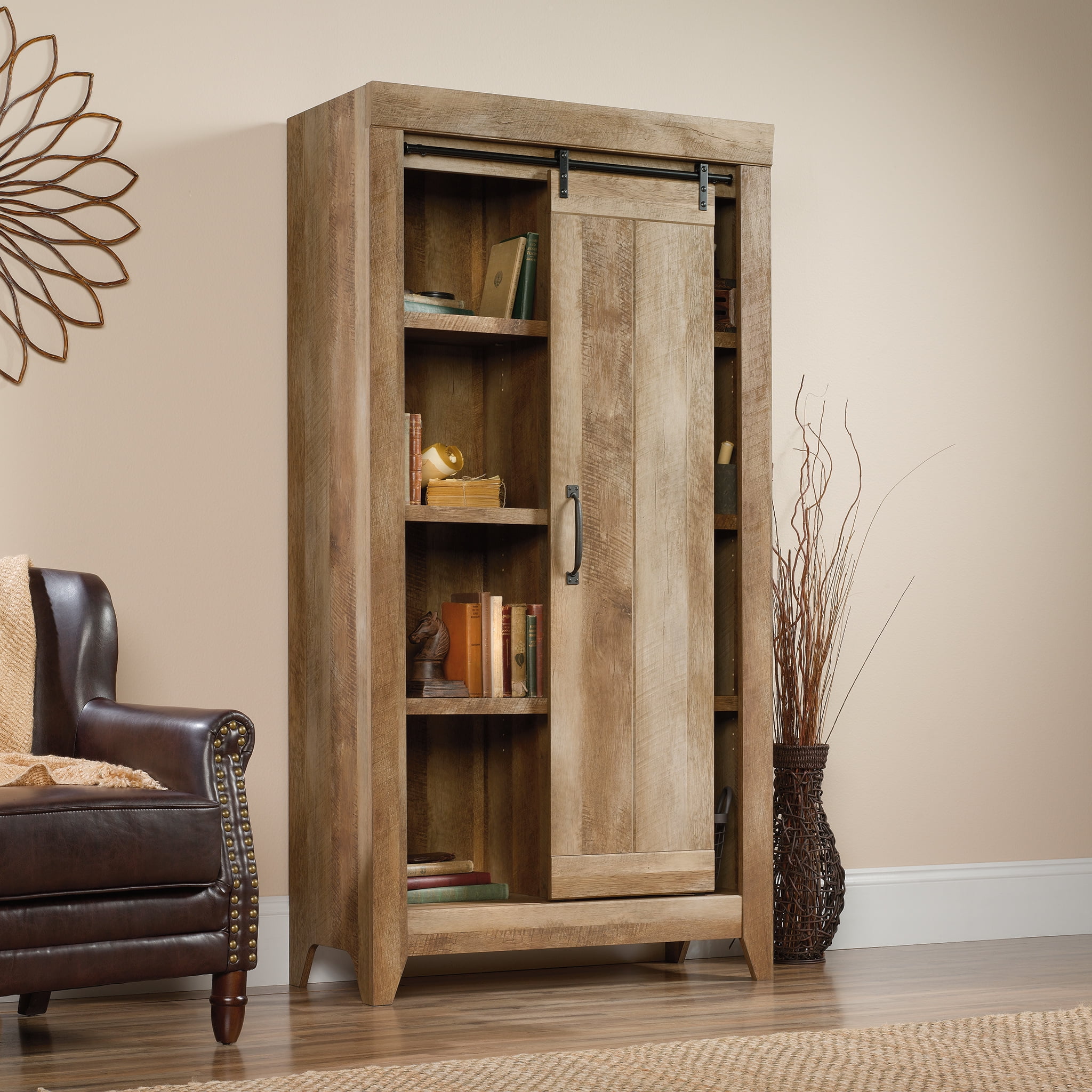 Details about   Storage Cabinet Clifford Place Living Room Furniture Adjustable Shelf Home Solid 