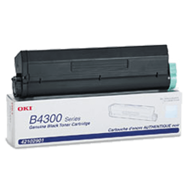 Cartouche de Toner Laser Originale OKIDATA 42102901 Rendement Élevé Noir pour OKIDATA B4350N