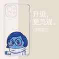 thumbnail image 3 of Funda de teléfono de dibujos animados de Disney para niñas, carcasa protectora transparente con dibujos animados de Inside Out 2, iPhone 15, ansiedad, Envy, 14, 13 Plus, Pro Max, 3 of 5