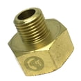 thumbnail image 2 of LOVIVER 1 Pce Adaptateur Filetage Mâle Femelle en Laiton Raccord DN8 x DN15, 2 of 8