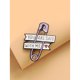 thumbnail image 5 of Broche «Are Me for You» con corazón, unisex, broche «With You», 5 of 6
