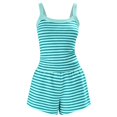 thumbnail image 4 of SIYUDAN Matching Sets For Women, Striped Camisole & Shorts, Athletic Summer Casual Two Piece Outfit XL, 4 of 4