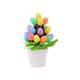 thumbnail image 2 of Bonsái de huevos de Pascua artificiales en maceta - Decoración de espuma para escritorio interior, oficina y fiesta, 2 of 6
