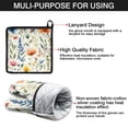 thumbnail image 7 of Pioneer Flower Kitchen Oven Mitt and Pot Holder Sets 4 Pcs for Baking, Cooking and Grilling, Heat Resistant Up To 392 °F, 7 of 7