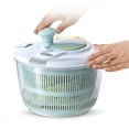 thumbnail image 6 of Kitchen Salad Spinner-Manual Lettuce Spinner with Secure Lid Lock & Handle - Easy to Use Salad Spinners with Bowl, 6 of 6