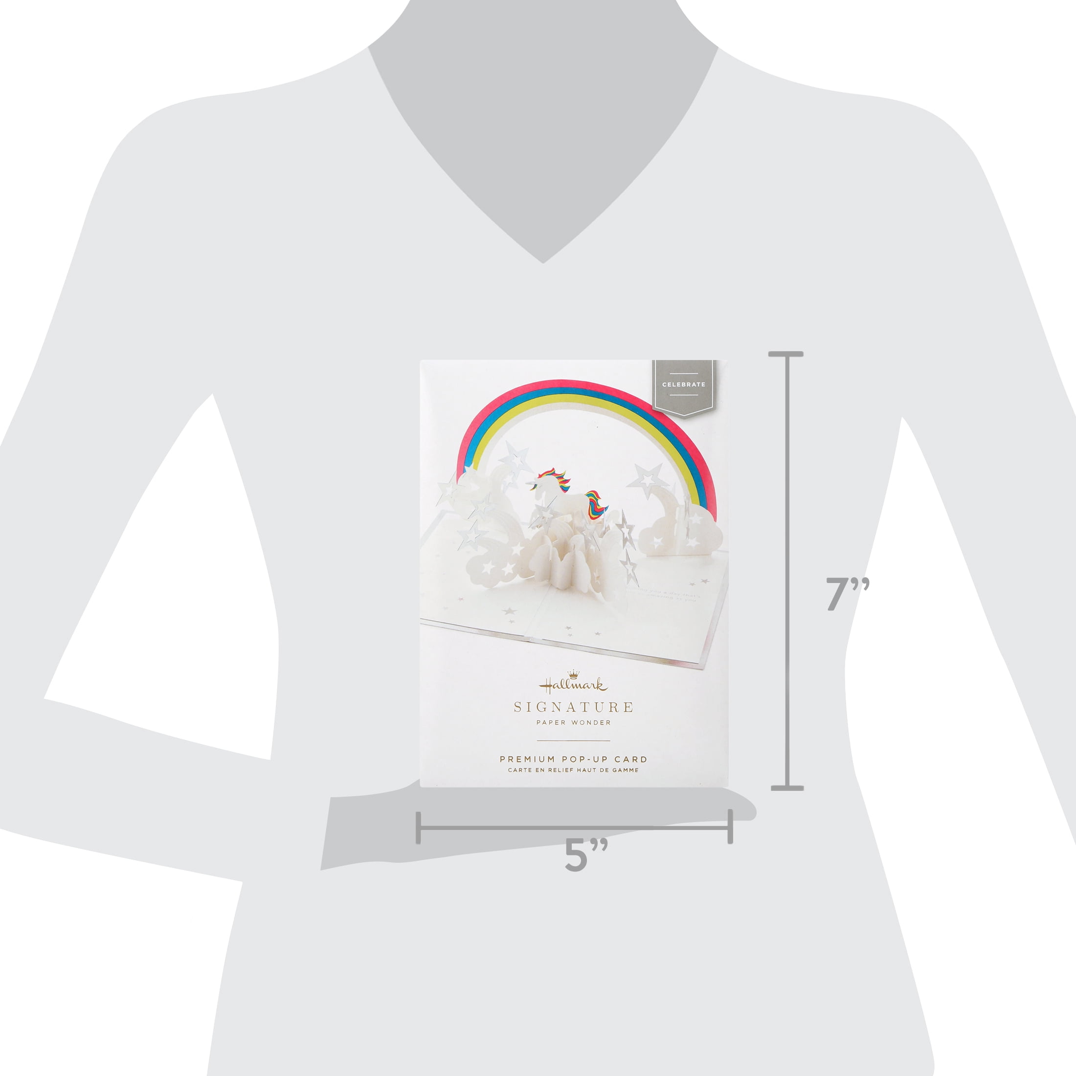 Hallmark Unicorn Pop-Up Valentine's Day Card - 3D Magical Wishes Design