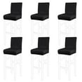 thumbnail image 1 of Housse Extensible pour Tabouret de Bar, Housses pour Chaise Latérale de Bar, 1 of 8