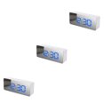 thumbnail image 2 of Wosthever Ángulo de alarma digital Función de memoria ajustable Pantalla acrílica Cable Proyector de energía Reloj Termómetro Relojes Luz azul Type1 NO1 Wosthever CBP441923, 2 of 6