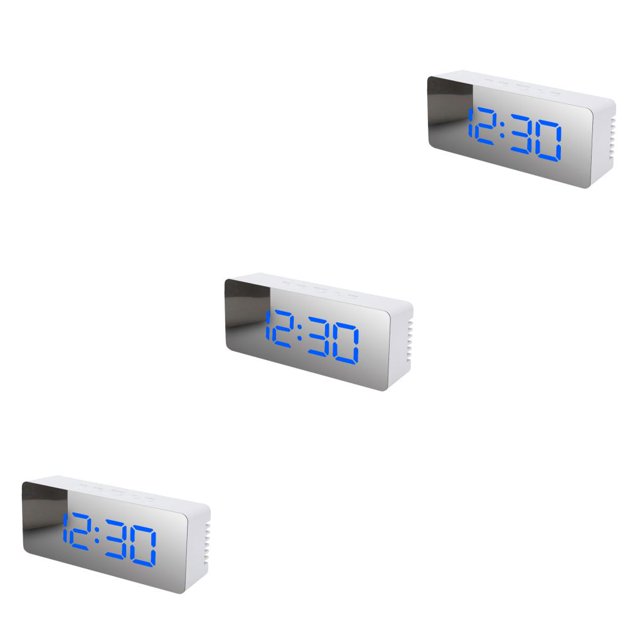 Ounissouiy Ángulo de alarma digital de plástico Función de memoria ajustable Cable de pantalla de acrílico Proyector de energía Reloj Type3 NO3