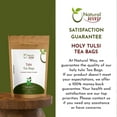 thumbnail image 6 of Holy Basil, Tulsi Tea Bags | 100% Natural Ingredients, Caffeine-Free Herbal Blend in Pyramid Tea Bags | Eco-Conscious Design for Pure Flavor and Sustainable Enjoyment, 9 OZ (Pack of 100), 6 of 7