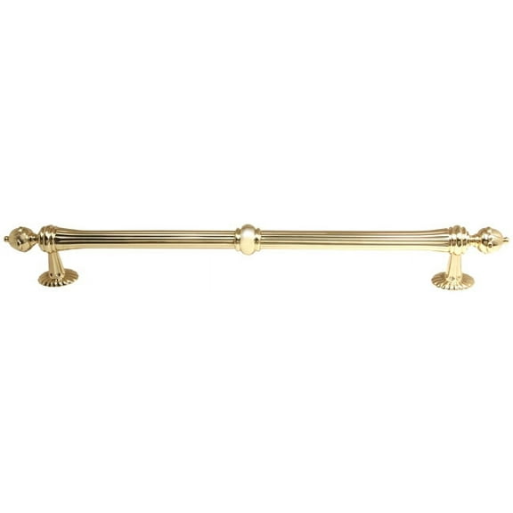 Alno D6929-18-PB/NL Ornate 18" Center To Center Regal Traditional Solid Brass Appliance