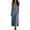 *Blue, variant on VBVC Women's Spaghetti Strap Cotton Linen Maxi Dress , Boho Vacation Slip Dress For Women , Ladies' Summer Beach Long Dresses with Pockets, S-3XL