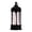 Black, variant on Happy Date Vintage Decorative Lantern with LED Pillar Candle - Outdoor Lantern Waterproof Lanterns Battery Powered Lanterns Decorative Wedding - LED Lantern