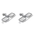 thumbnail image 1 of Organizador Grifo Fregadero Con Gancho Soporte Esponja para Y Baño (plateado), 1 of 3