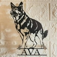 thumbnail image 2 of Handmadetneonsign Custom German Shepherd Metal Wall Art LED Light - Personalized Dog GSD Metal Name Sign, 2 of 4