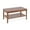Walnut Brown, variant on Kate and Laurel Talcott Modern Tiered Rectangle Coffee Table, 36 x 20 x 18, Walnut Brown, Transitional Two-Tier Rectangular Living Room Table with Storage and Mango Wood Construction