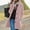 Pink, variant on Women's Winter Wool Blend Pea Coat Clearance, Stand Collar Single Breasted Trench Coat, Thicken Fall Winter Overcoat Brown M