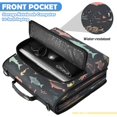 thumbnail image 6 of Zipper Binder with Shoulder Strap 2 inch 3 Ring Waterproof File Folder Organizer Bag 500 Sheet Marine Life Pattern, 6 of 8