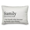 thumbnail image 2 of Creative Products Family Definition 14 x 20 Spun Poly Pillow, 2 of 3