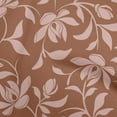 thumbnail image 1 of oneOone Cotton Cambric Dark Rose Brown Fabric Floral Magnolia Fabric For Sewing Printed Craft Fabric By The Yard 42 Inch Wide, 1 of 4