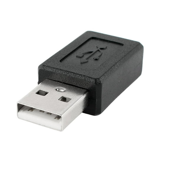 USB 2.0 A Male Plug to Micro 5Pin Female M/F Adapter Converter Black
