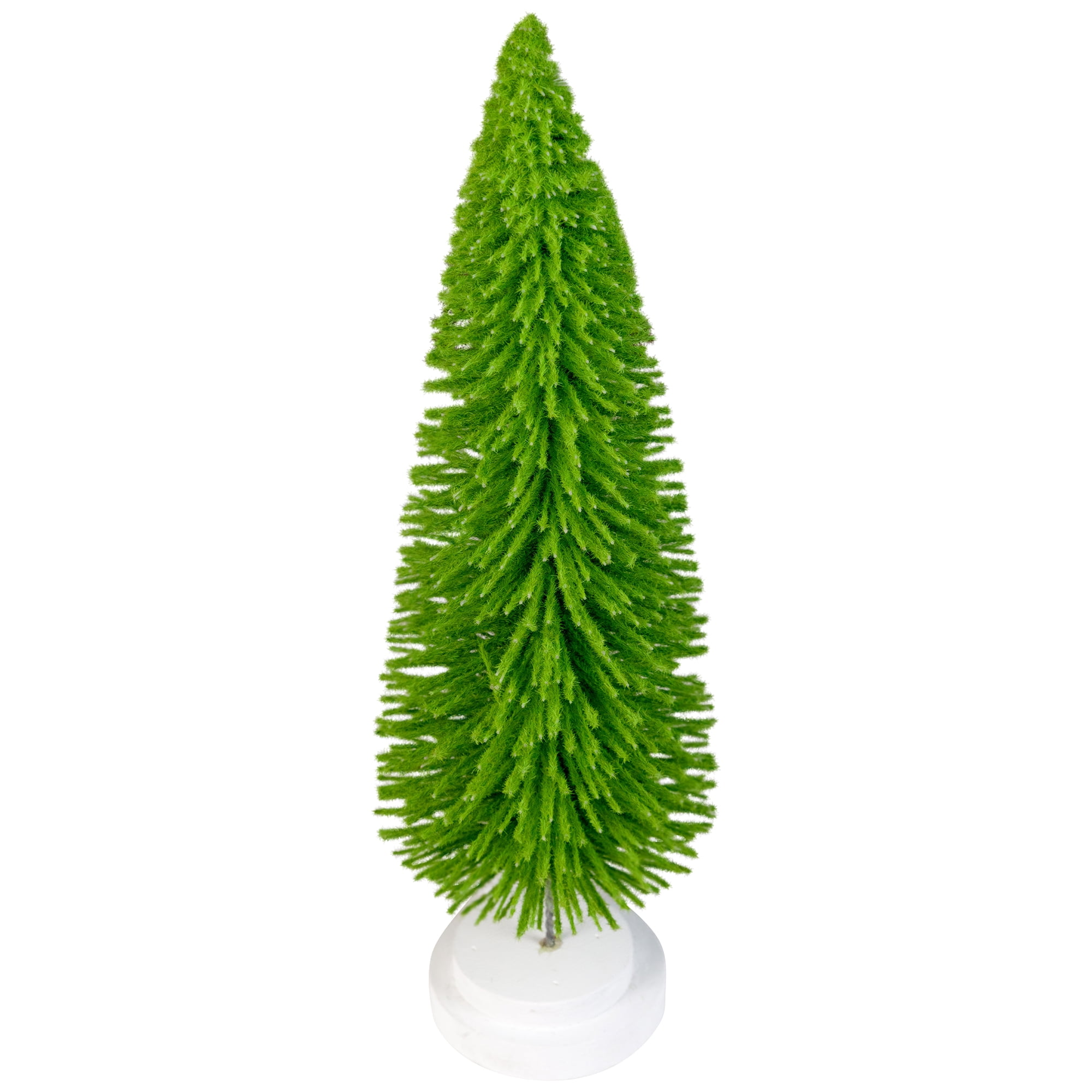 Bottle Brush Artificial Mini Christmas Tree - 14" - Fern Green