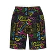 thumbnail image 6 of KLL Color Summer Men's Casual Summer Beach Shorts Hawaiian Shorts with Pockets-Large, 6 of 6
