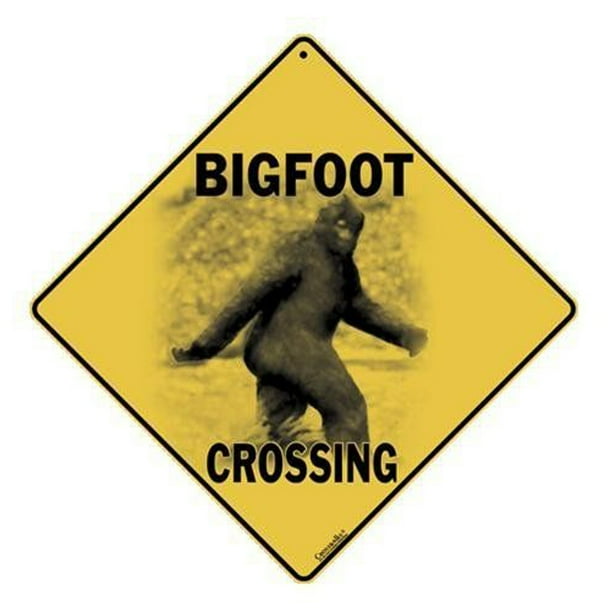 12" x 12" Metal Crossing Sign Bigfoot