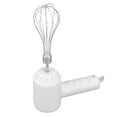 thumbnail image 4 of Batidora de mano eléctrica inalámbrica, batidora de huevos de mano recargable por USB, Espumador de leche eléctrico con 2 varillas para revolver para el hogar, color blanco, 4 of 10