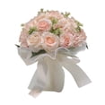 thumbnail image 3 of Ramos de novia para boda, accesorios de boda, decoración romántica artificial, dama de honor Champán rosa, 3 of 9