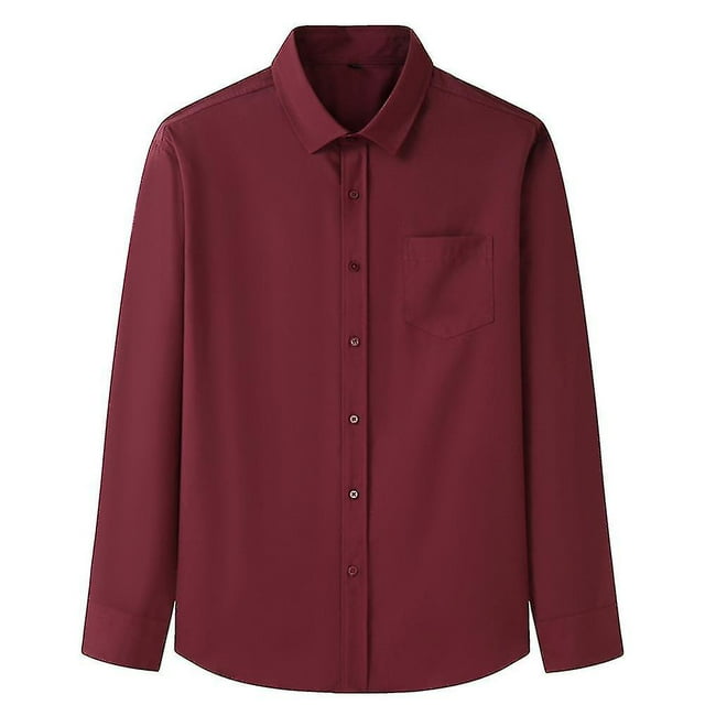 Men's Classic Large Size Comfortable Long Sleeve Shirt