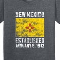 thumbnail image 4 of Inktastic Established January 6, 1912 New Mexico Flag Youth T-Shirt, 4 of 5