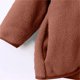 thumbnail image 5 of Chaquetas y abrigos casuales de manga larga sin capucha para otoño e invierno para niños y niñas Chaqueta de polar de manga larga sin capucha Bonita chaqueta de polar para bebé y parte superior gruesa, 5 of 9