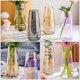 thumbnail image 2 of Jarrón de vidrio galvanizado, 1 pieza, florero decorativo, contenedor para plantas hidropónicas., 2 of 6