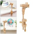 thumbnail image 3 of Adjustable Embroidery Hoop Stand Desktop Cross Embroidery Display Tapestry Stitch Holder Wooden Rack, 3 of 9