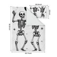 thumbnail image 5 of Dancing Skeletons with Moon and Stars Duvet Cover and Pillowcase Set for Single Bedding, Bedroom Accessories for Kids Teens, 5 of 5