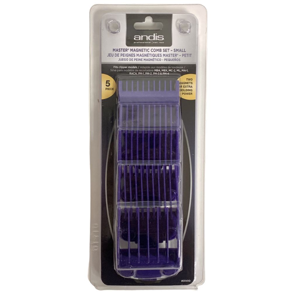 Andis 01410 Dual Small Comb Set 5 Pack Barber Clipper Guards