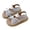 Silver, variant on TAIAOJING Toddler Girls Sandals 2025 Summer Child Bow Fashion Shoes Little Girls Baby Soft Bottom Beach Shoes Lovely 2.5-3Y