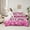 Pink, variant on Homewish Kawaii Gingerbread Man Twin Bedding Sets 7-Piece, Christmas Flower Plant Bedding Comforter Set, Teens Kids Boys Girls Reversible Sheet Sets, Luxury Bedroom Decor