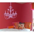 thumbnail image 4 of Baroque Chandelier Wall Art Decal, 4 of 4