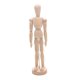 thumbnail image 1 of Figura decorativa de madera con forma de cuerpo humano y articulaciones móviles - L L, 1 of 9