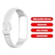 thumbnail image 5 of Correa de muñeca de repuesto de silicona para Galaxy Fit-e R375 (blanco), 5 of 6